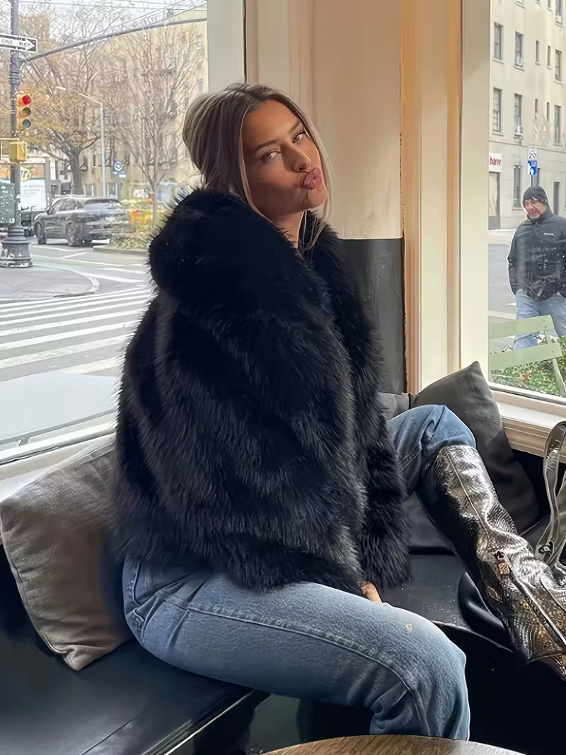 Manteau Fourrure Luxe